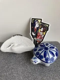 鶴の絵柄のひし形皿4枚セット 2025年最新】鶴皿の人気アイテム - メルカリ