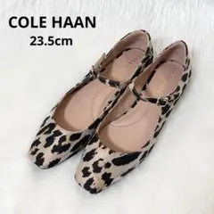 美品✨COLE HAAN フラットシューズ メリージェーン レオパード 23.5のサムネイル