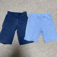 UNIQLO EASTBOY キッズ用 ハーフパンツ 120cm~ 2枚セット