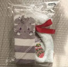 ポケモンセンター　クリスマス ポケモン　ニャスパー　 モコモコミドルソックスのサムネイル