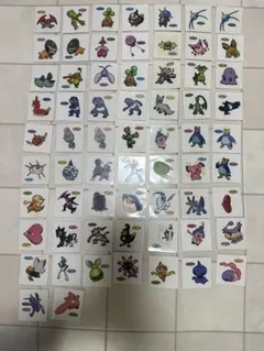 レアポケモンデコキャラシール　ピカチュウザMovie含86枚セット新品未使用