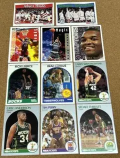 NBA Hoops '89'~'91 Upper Deck '93 11枚　５