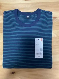 ユニクロ ストライプ 長袖Tシャツ S