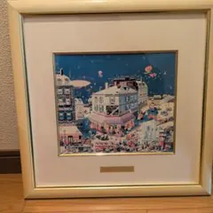 ヒロヤマガタLA's The Place額装アート1984ヴィンテージポスター