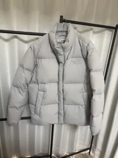 THE NORTH FACE ダウンジャケット ライトグレー ヌプシ