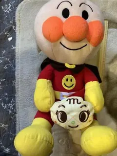 アンパンマン　なかよし小物入れ　ぬいぐるみLL