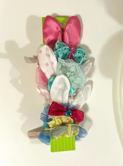 【タグ付き】【未使用】ディズニー イースターワンダーランド シュシュ 3点セット