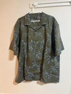 UNIQLO アロハシャツ カーキ XL