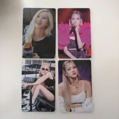BLACKPINK　ロゼ　ROSE トレカ 4枚セット　⑤