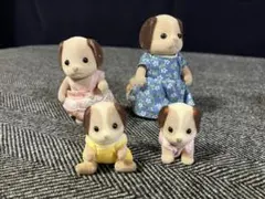 シルバニアファミリー イヌの人形 4体セット【お値下げしました】