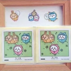 ちいかわ　 ハチワレ 　うさぎ 　オリジナルステッカー　 フレークシール