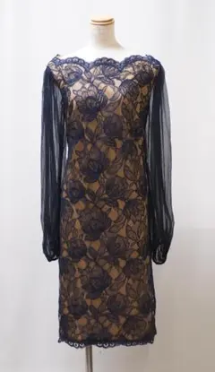 お値下げ中。TADASHI SHOJI ワンピース 長袖 ワンピース　美品 2026年最新】Tadashi Shoji レディース 長袖・七分袖ひざ丈ワンピース