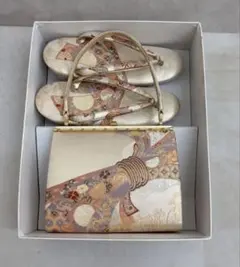 和装用ハンドバッグと草履セット　22.5cm