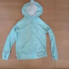 フード付きラッシュガード 120cm 水色