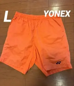 YONEX バドミントンパンツ L オレンジ