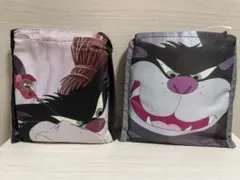 ディズニーストア　ルシファー　エコバッグ　ショッピングバッグ　猫　cat 2点
