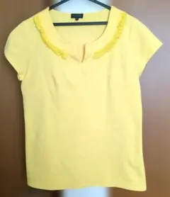 TALBOTS 半袖Tシャツ イエロー Lサイズのサムネイル