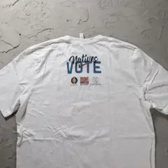 CANVAS 白Tシャツ　企業ロゴ　VOTE ロゴ
