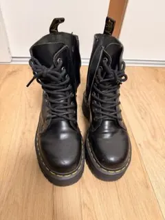 Dr. Martens 厚底 ブーツ サイドジップ ブラック 43 UK9 - メルカリ