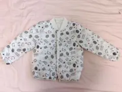 キッズ ダウンジャケット アウター うさぎ柄 ダウン90%