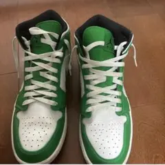 NIKE AIR JORDAN スニーカー グリーン ホワイト