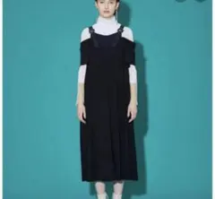 ENFOLDダブルクロス ヘムドレープJUMPER SKIRT グレー - メルカリ