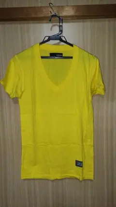 VAROSH 古着 Tシャツ 半袖 イエロー サイズSのサムネイル