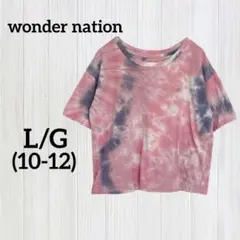 wonder nation 【L/G(10-12)】半袖 Tシャツ タイダイ柄