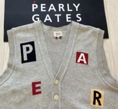 PEARLY GATES コットンニット メンズ ベスト サイズ5(L)