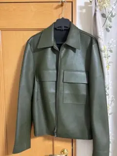 ZARA グリーン ジャケット Sサイズ 38