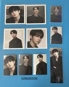 BTS JK&V 4カットフィルムブックマーク・両面ましかくフォト