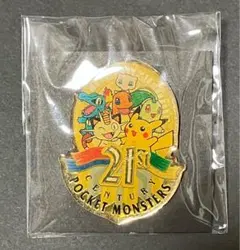 【希少】2001年　ポケモンセンター公式非売品ピンバッジ　21century 2026年最新】ポケモン ピンバッジ レアの人気アイテム - メルカリ