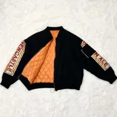 MA-1ジャケット ストリート 黒 古着