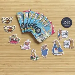 美品★ DAISO配布品 ピーターラビット ワッペンシール 10枚セット