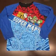 スーパーマリオ 長袖 ロンT 140