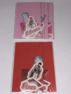 みかさ ロゼ めておらファンミくじ ステッカーセット