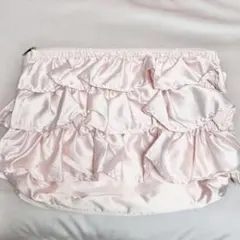 Ravijour サテン フリル ポーチ 人気商品 非売品 ラヴィジュールのサムネイル