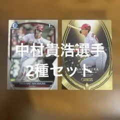 toppsカード等 中村貴浩選手 キラ2種まとめセットのサムネイル