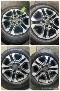 美品HONDA フリード ホイール185/65R15 24年バリ山タイヤのサムネイル