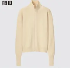UNIQLO U メリノブレンド フルジップセーター Lのサムネイル