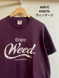 90s VINTAGE ONEITA enjoy weed california