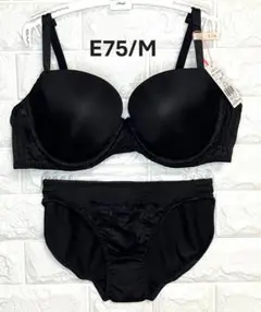 DailyAMOSTYLE518スムースブラ上下セットE75/Mコンフィーレース