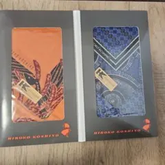 【新品未使用】Hiroko Koshino メンズハンカチ 2枚セット青オレンジのサムネイル