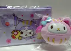 サンリオ ポーチ クロミ マスコット マイメロ