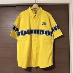 YAMAHA 50周年記念 オフィシャル 半袖シャツ L 黄 レーシングシャツのサムネイル