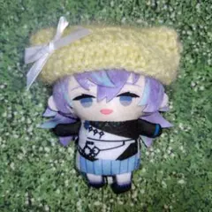 No.2　にじぱぺサイズ　猫耳帽子　黄色　　ぬい服