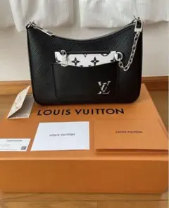 LOUIS VUITTON ブラック ショルダーバッグ　エピ レザー
