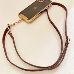 レザー調　長さ調整可能　ショルダーストラップ