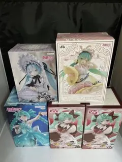 初音ミク　プライズフィギュア　まとめ売り　5体セット　未開封