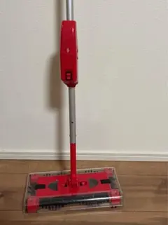 掃除機 簡易掃除機 充電式 レッド 掃除 そうじ コードレス 回転式 キャンプ